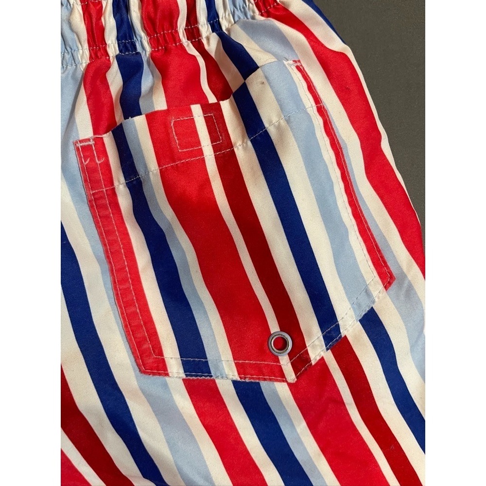 Toddler boys cat and jack swim trunks size 8 primary colored striped - Picture 5 of 9
